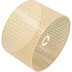 Iron Lampshade, Anti-Erosion Paint Coating, Excellent Heat Dissipation, Strong Light Transmittance, Fir Leaf Shape Lampshade Cover Made of Iron for Hotels