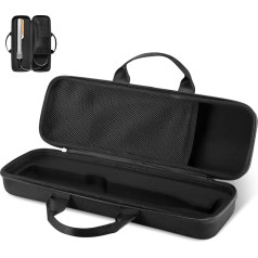 LIFEJXWEN Travel Carry Bag for Dyson Airstrait HT01, Waterproof Bag for Hair Straightener, Storage Bag Compatible with Dyson Airstrait HT01, Straightener Protective Bag, Black, black