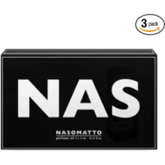 NASOMATTO Set of 3 x 4 ml Black Afgano Pardon Blame Perfume Oil No Spray