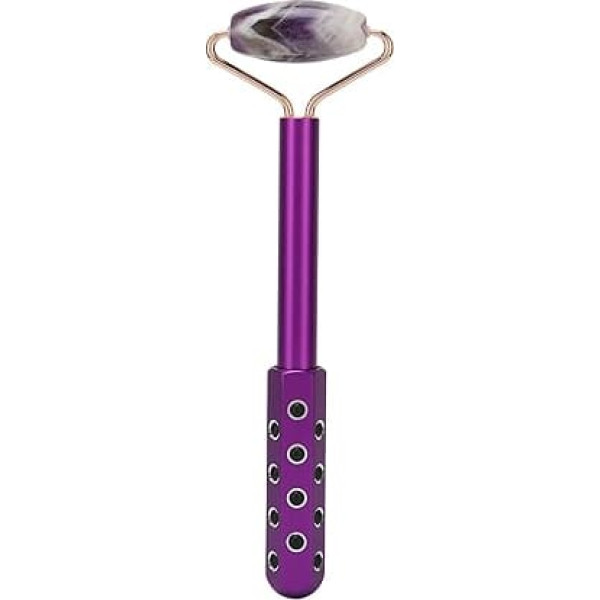 Facial Beauty Roller, Stone Roller Face Care Facial Massage Germanium Stone for Massage for Face