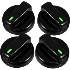 YARNOW 4 Stück Ersatz-gasherdknöpfe Aus Kunststoff, Einfach Zu Verwenden, Geeignet Für Haushaltsküchen Und Restaurants, Gasbrenner-bedienknöpfe