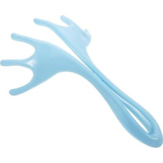 Kopfmassagegerät Massagegerät Zum Kratzen Des Kopfes Kopfhautkratzer Kopfkratzer Für Männer Kopf-spa-werkzeuge Kopfkratzer Für Die Dusche Kopfhaut -massagewerkzeug Sky-blue Plastik
