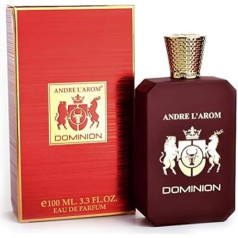 Dominion Eau de Parfum for Men, 100 ml, Spray Bottle, Long-Lasting, Leather Note, Gift Idea for Him