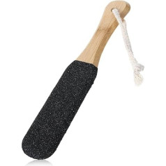 Foot File for Dead Skin, Heel Scrubber, Heel File with Nanzhu Handle, 22cm Foot File, Pumice Stone for Cracked Feet, Heels, Elbows, Hands, Removes Dead Skin, Dry, Rough,