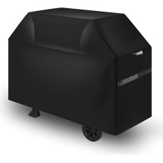 VEVOR Barbecue Cover (1219 mm) Tarpaulin for Outdoor Grills, Waterproof & Weather Resistant, Durable 600D Polyester, Easy to Put on and Take Off, with Velcro Straps