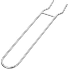 TOYANDONA gegrillter Spieß bbq zubehör Grillbesteck Grillgitter Werkzeug Grillrostheber für Profis Grillrosthebergreifer Grilllift Grill Topper Grillrostheber-Greifer Rostfreier Stahl Silver