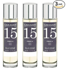 3 x Caravan Men's Perfume No.15 150ml