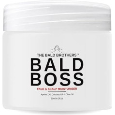 Head Care with Apricot Kernel Oil, Moisturising for Face and Scalp, Protects, Moisturising, Vegan, Fat-Free, Matt, Moisturising for Bald Head