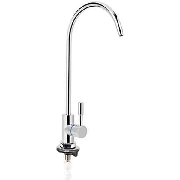 Single-Handed RO Tap, Reverse Osmosis Air Purifier Filtration Drinking Water Filter Tap Mini Gooseneck Drinking Water Filter Tap