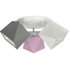 FKL 299 300 G3 Children's Ceiling Light with Star Design, Metal, 230 V, Multi-Coloured