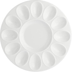LA PORCELLANA BIANCA Porcellana Convivio Egg Plate 10.5 GB, Nylon/a, Not Applicable