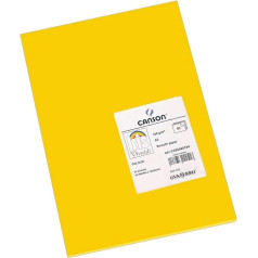 Canson Iris Vivaldi A3 185 gsm Smooth Colour Paper - Buttercup (Pack of 50 Sheets)