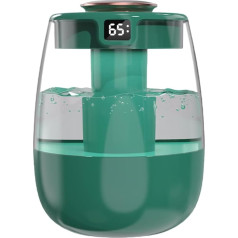Humidifier, USB Quiet Bedroom Humidifier with Temperature Display for Office, Car, Bedroom (Maximum Capacity 1.3 L)