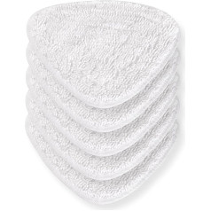 Steam Mop Replacement Pads Compatible with Vileda Steam Mop Replacement Mop Head Replacement Fine Microfibers - Cloths for Vileda Steam Replacement Cover Durable Washable 5 Pack
