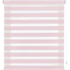 Double Layer Roller Blind, No Tools or Drilling Required, Roller Blind Dimensions: 120 x 180 cm, Width x Length/Fabric Dimensions: 117 x 175 cm, Pink, Window Roller Blinds