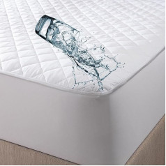 Waterproof Mattress Protector - Quilted 135cm x 190cm + 30cm Deep (Double)