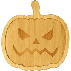 Wooden Tray, Halloween Pumpkin Plate, Wooden Crystal Holder, Jewelry Display Tray, Decorative Tray for Food, Home, Wedding