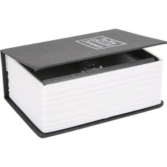 FOLOSAFENAR Safe Piggy Bank, Safe Box Savings Goals Achieve Money Box Book Safe Money Box with Key for Storing Valuables Cash for Storing Small Valuables Money
