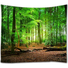 goodbath Forest Tapestry, Nature Woodland Tree Tapestry Wall Hanging for Bedroom Living Room Dorm Home Décor,200x150cm