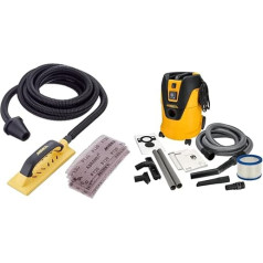 Mirka Handy Hand Sander Starter Kit, Hand Wall Sander with Bow Handle and Velcro + Industrial Vacuum Cleaner Wet and Dry Vacuum Cleaner