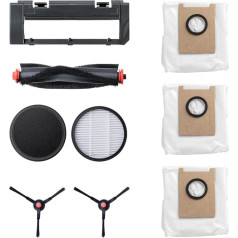 eufy Accessory Set Half Year Combination Roller Brush & Brush Protector x1 High Performance Filter x2 Side Brush x2 Dust Bags x3