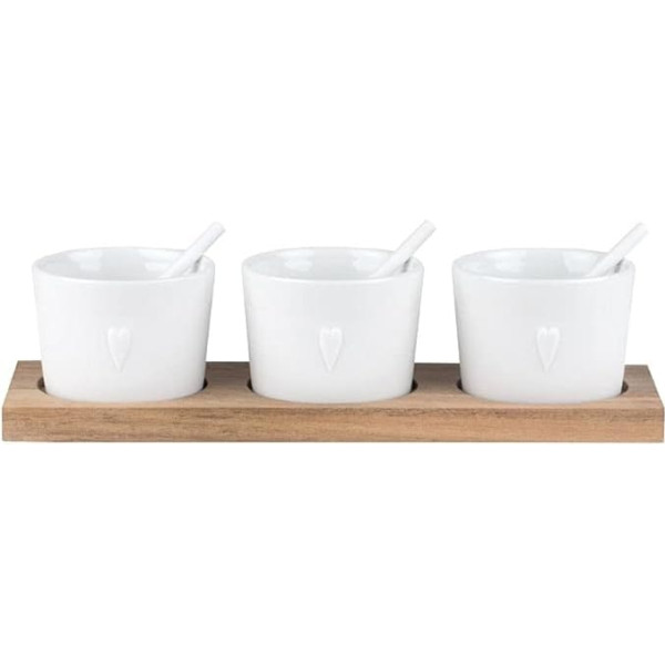 Räder Three Heart Bowls with Spoons