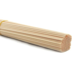 100 Pieces Fiber Diffuser Replacement Sticks for Aroma Fragrance (30cm*3mm, Beige)
