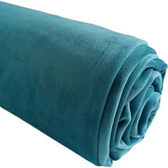 Upholstery Velvet Fabric Sofa Chair Couch Cover Fabric 100% Polyester Blue (9 Metres(150x900cm)