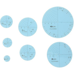 Clover Circular Templates For Drawing Quilting Lines