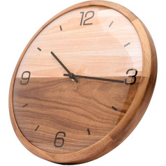 Driini Analog Dome Glass Wall Clock (12