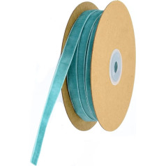 20 m velvet ribbon, jewellery ribbon, gift ribbon, 10 mm, velvet decorative ribbon