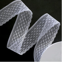 Lace Ribbon White Vintage Lace Border Gift Ribbon Lace Ribbon Lace Trim Lace Trim White Lace Trim for Sewing Crafts for Wedding Christmas Gifts Home Decoration Table Decoration 3.5 cm x 20 Yard