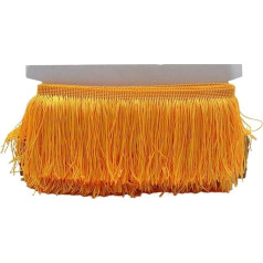 GIJMZY Fransenbesatz Spitze 10/15/20/30cm Quaste Fransenbesatz Polyester Lange Fransen Nähen for Kleidung Kleid Vorhang Band Quasten for Handwerk Zubehör(As pictrue,10cm)