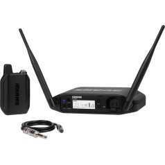 glxd14+e-z4 - divjoslu digitālā bezvadu sistēma ar bodypack raidītāju un wa302 ģitāras kabeli