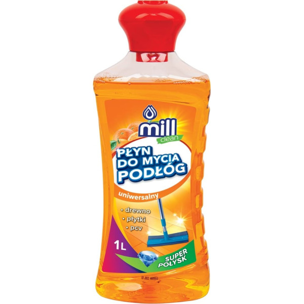 Mill clean apelsīnu aromāta grīdas tīrīšanas līdzeklis 1l