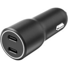 Auto lādētājs 2xusb c 45w pd