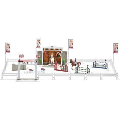 Schleich 42338 Horse Club Play Set - Large Riding Tournament with Horses, Suitable for Children 5 Years and Up