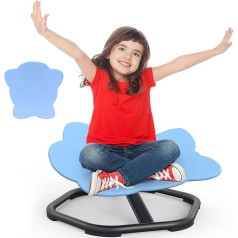 Newfulam Carousel Children's Swivel Chair, 360° Balance Swivel Stool, Toddler Spin Sensory Balance Toy Relief Motion Sickness, Autism ADHD Chairs for Boys Girls