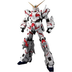 BANDAI SPIRITS Perfect Grade Unicorn Gundam Model Building Kit, 1:60, Unisex, Large, Sci-Fi, All Seasons, Plastic, Non-Collapsible, Adult, Unicorn Gundam, Red, Bandai