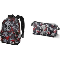 KARACTERMANIA Spiderman Spidercam ECO Backpack + Triple Pencil Case, Rucksack