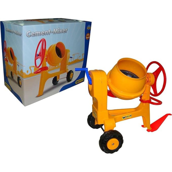 Polesie W0843757 Play Cement-Mixer with Hitch Bar Toy