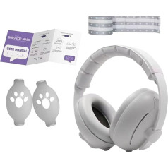 Kids Hearing Protection Muffs - Kids Ear Protection Headphones for Sleeping - Soundproof Hearing Protection, Soft Earmuffs for Kids Aged 3-48 Months