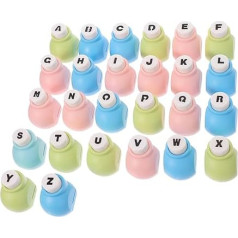 DOITOOL 1 Set Letter Embossing Machine Hole Punch Shapes Punching for Paper Crafts Hole Punching Dies Paper Punching Manual Punching Machine Hole Punch Individual Mould Punch for Crafts Plastic