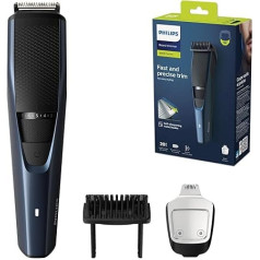 Philips Barttrimmer Series 3000 – Elektrischer Bartschneider für Herren mit Detail-Bartschneider, Lift und Trim-System, 90 Minuten Akkubetrieb und nur 1 Stunde Ladezeit (Modell BT3238/15)