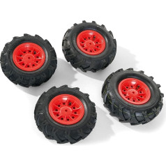 rolly toys 409587 Pneumatic Tires for tractors red rim