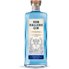 VON HALLERS GIN Original I London Dry Gin I Handgepflückte Botanicals aus dem botanischen Garten in Göttingen I Erfrischender Gin mit Zitrusnote und Kalamus I 44% Vol. I 0,7 l