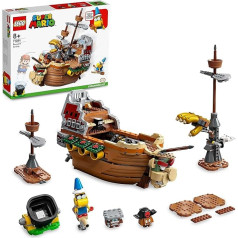 Lego 71391 Super Mario Bowser's Airship - expansion set, buildable Children's Toy to collect, gift idea with 3 figures.