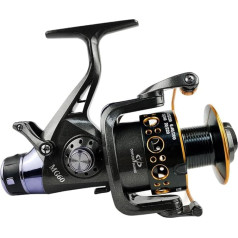 KXBGRUBXK LLEIIshen 3000Series Angelrolle Spinning Metallspule Spinnrad mit Austauschgriff for Meeresangeln Karpfenangeln/1727