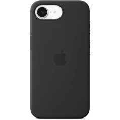Silikona apvalks iphone 16e - melns