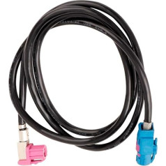 Qiilu Car Audio Cable, Car GPS Cable, Brand New Professional ABS Car Lvds Video Line Cable Car LVDS Video Cable Car Accessories